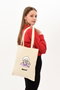 Zoozie Bags 0114 Bolso de mano de algodón y poliéster, Crema, 35 x 40 cm